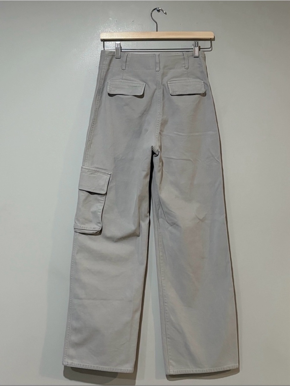 Aritzia WILFRED Free Picture Grey Cargo Wide Leg Utility Pants Size 2 - Picture 6 of 11